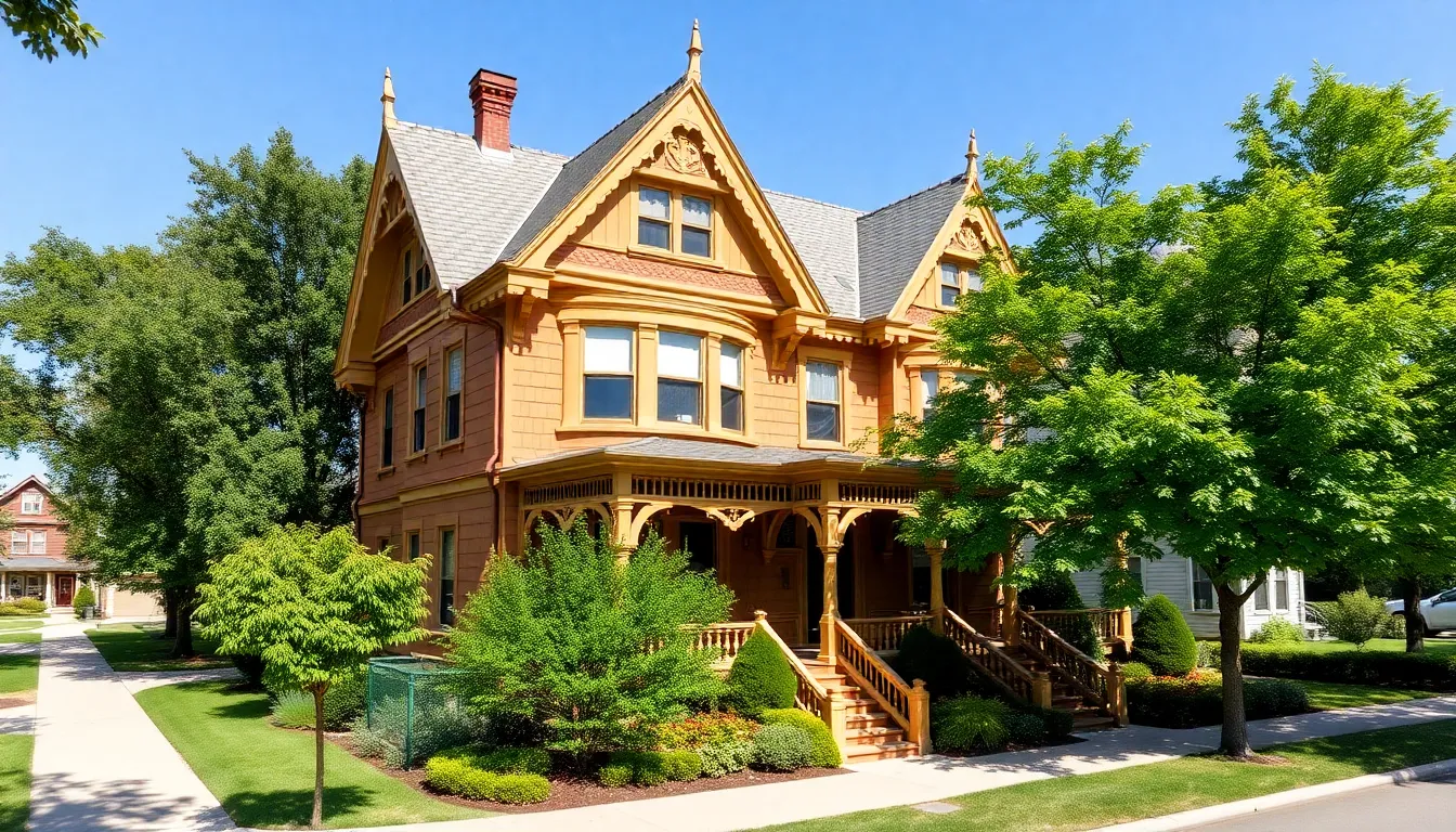 exquisite Queen Anne style home in a peaceful neighborhood.